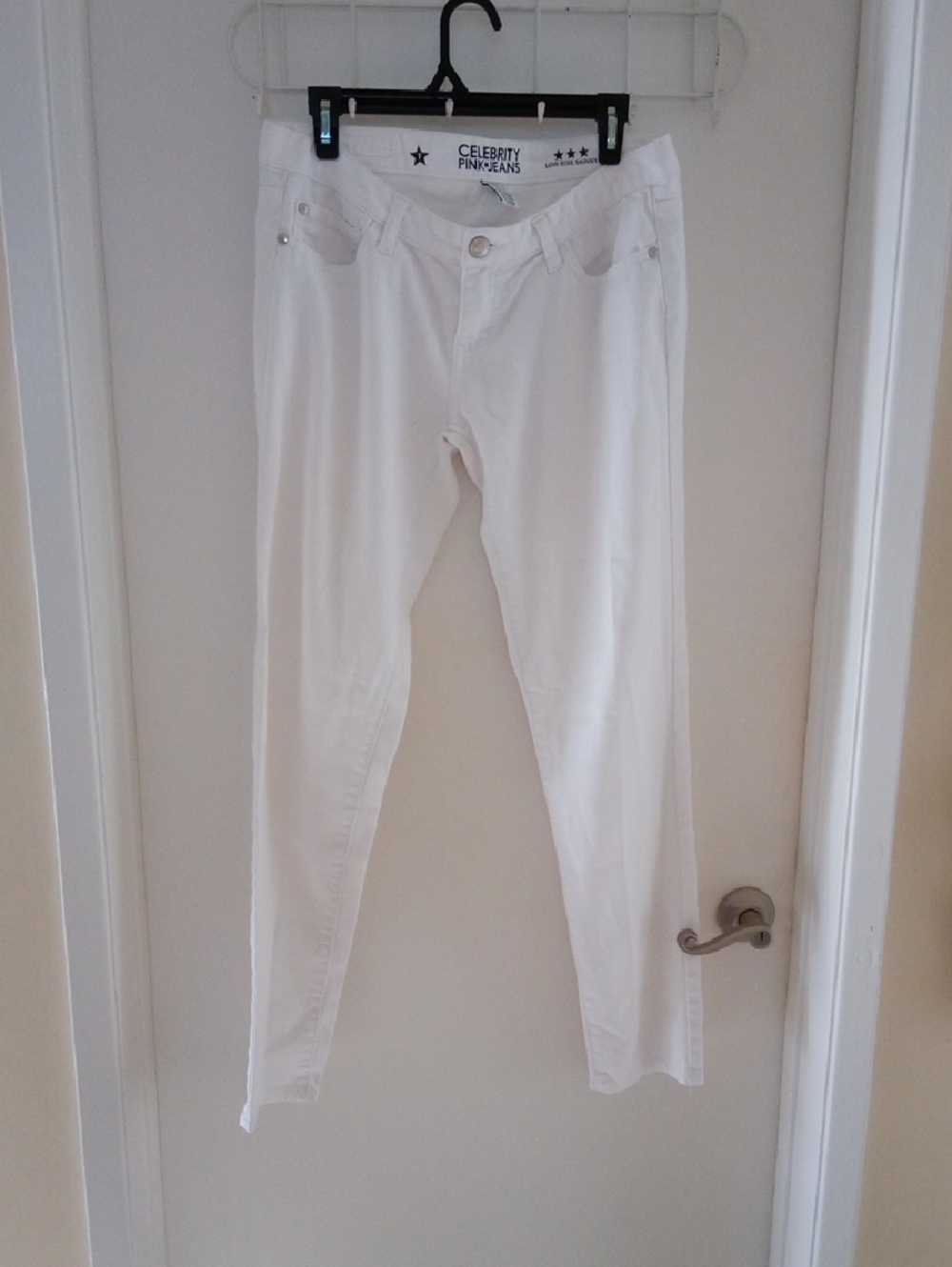 Celebrity Pink White Jeans